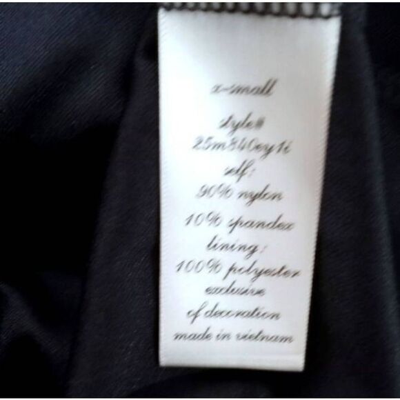 FRANCESCA'S MI AMI BLACK & WHITE BOHO INSPIRED DRESS SZ.XS EUC. - Picture 6 of 6